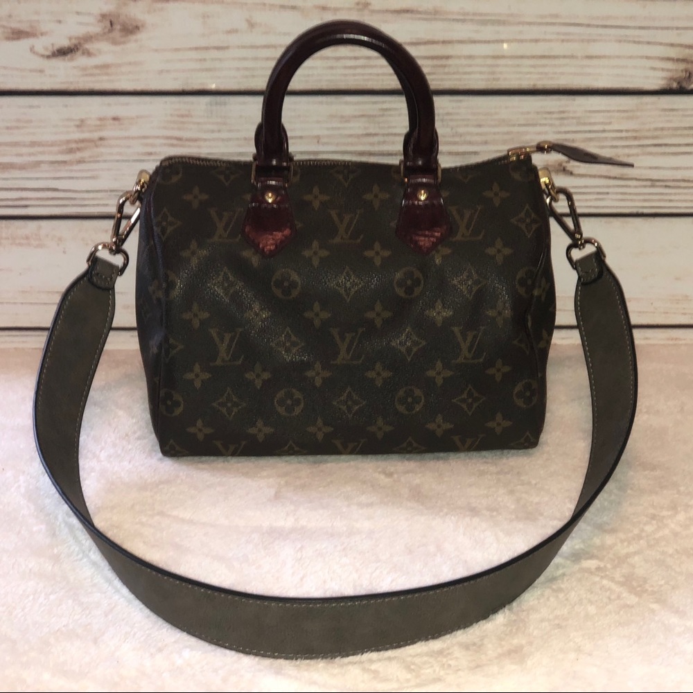 Authentic Upcycled Custom Dyed LV Speedy 25
